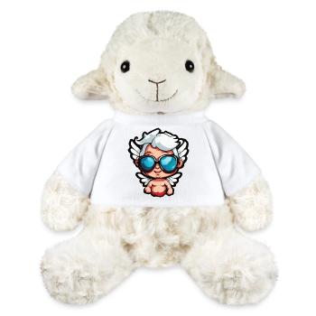 Cupidon / Amour / Flèche / Coeur / Saint Valentin - Mouton en peluche Annika MiniFeet® - blanc - Devant