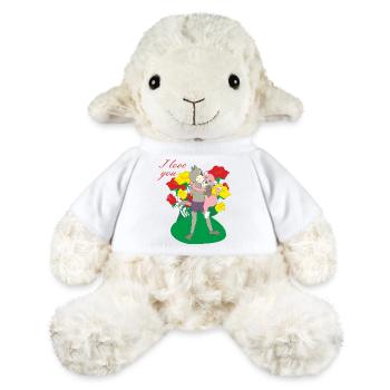 I love you - MiniFeet® Sheep Annika - white - Front