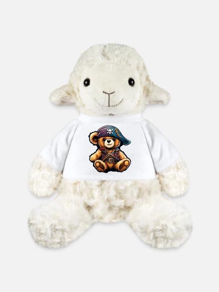 Teddybär / Kuscheltier / Stofftier / Geschenkidee - MiniFeet® Schaf Annika - Weiß