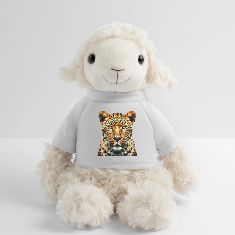 A leopard in polygon style MiniFeet® Sheep Annika