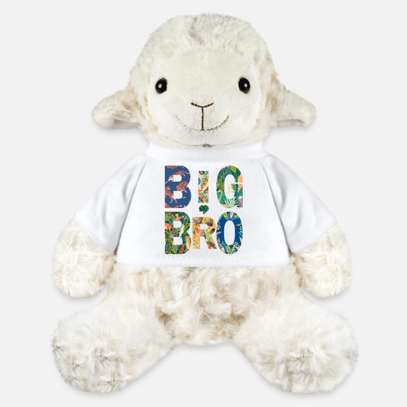 BIG BRO - Bruder - Großer Bruder - Partnerlook - MiniFeet® Schaf Annika - Weiß