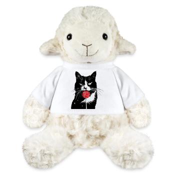Chat Sweet Tooth Sucette Bonbons - Mouton en peluche Annika MiniFeet® - blanc - Devant