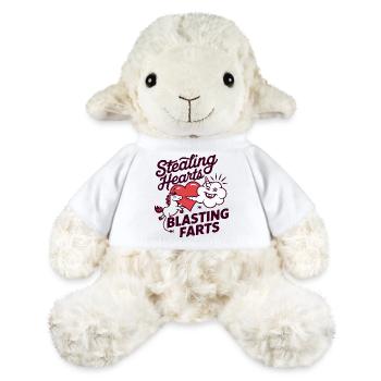 Herzen stehlen und Fürze sprengen - MiniFeet® Schaf Annika - Weiß - Vorne