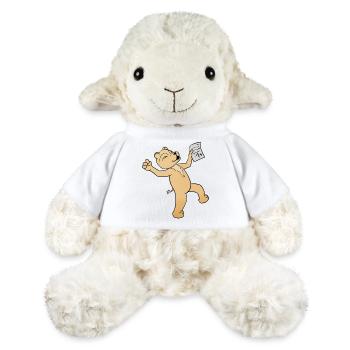 École - Mouton en peluche Annika MiniFeet® - blanc - Devant