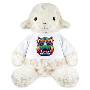 Hippopotamus with Glasses - MiniFeet® Sheep Annika - white - Front