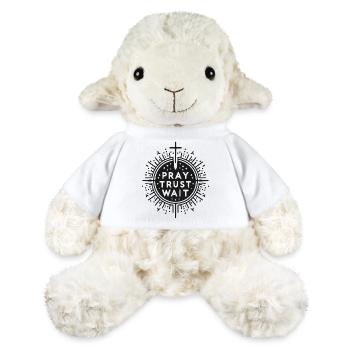Pray Trust Wait - MiniFeet® Sheep Annika - white - Front