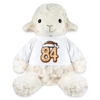 84 Number Christmas Cookie - MiniFeet® Sheep Annika - white - Front
