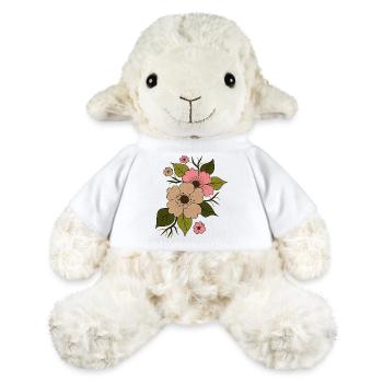 Blumige Blüte - MiniFeet® Schaf Annika - Weiß - Vorne