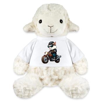 Chat Motard - Mouton en peluche Annika MiniFeet® - blanc - Devant