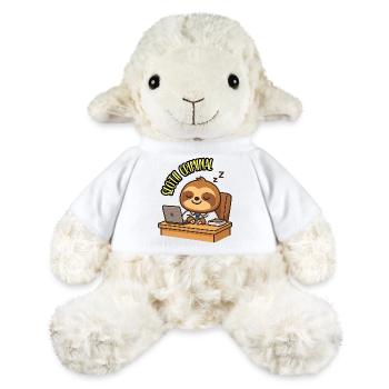 SLOTH CRIMINAL - Kawaii Animal Sloth Humor - MiniFeet® Sheep Annika - white - Front