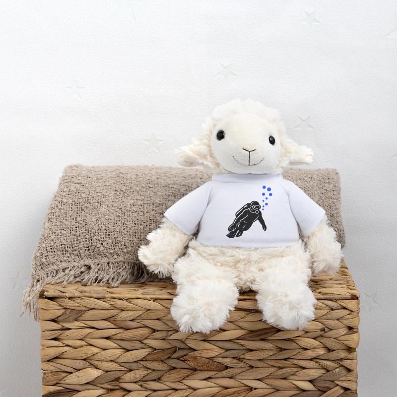 Silhouette de plongeur Mouton en peluche Annika MiniFeet®