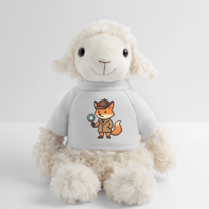 Pixel Detective Fox Design Mouton en peluche Annika MiniFeet®