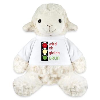 sera de toute façon VERT - Mouton en peluche Annika MiniFeet® - blanc - Devant