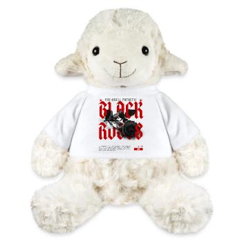 Rebellious black rose with statement - MiniFeet® Sheep Annika - white - Front