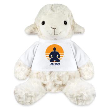 Judo Sonnenuntergang Silhouette - MiniFeet® Schaf Annika - Weiß - Vorne