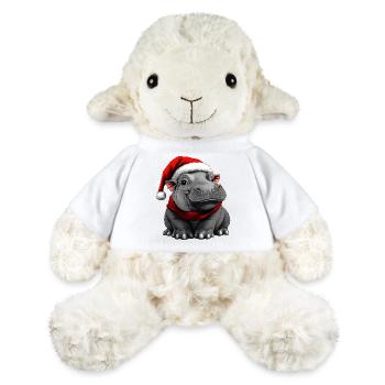 Nilpferde Christmas - MiniFeet® Schaf Annika - Weiß - Vorne