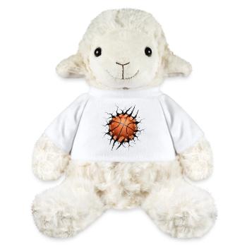 Slam Dunk Wall Break Basketball Impact Sport - Mouton en peluche Annika MiniFeet® - blanc - Devant