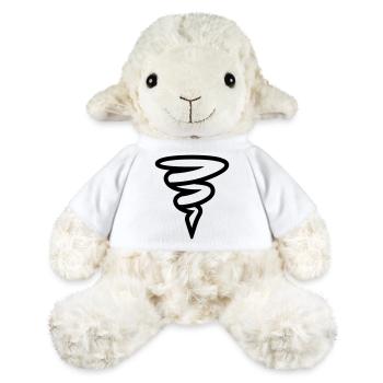 tornade - Mouton en peluche Annika MiniFeet® - blanc - Devant