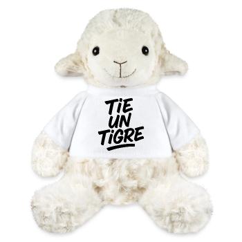 Tigre Typo Noir Unique tie un tigre marseille - Mouton en peluche Annika MiniFeet® - blanc - Devant