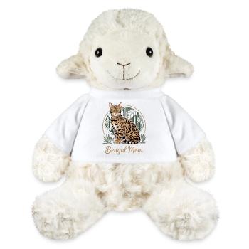 Mignonne maman chatte Bengalie - Mouton en peluche Annika MiniFeet® - blanc - Devant