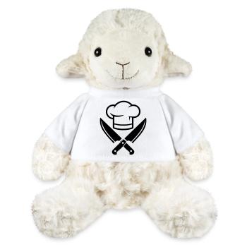 Silhouette de couteau de chapeau de chef - Mouton en peluche Annika MiniFeet® - blanc - Devant