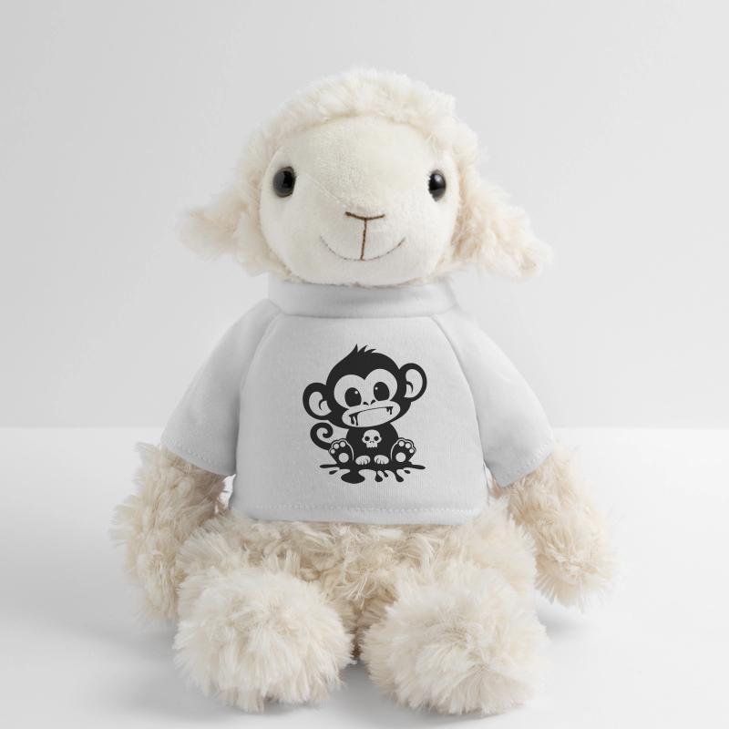 Singe Effrayant avec un Crâne Mouton en peluche Annika MiniFeet®