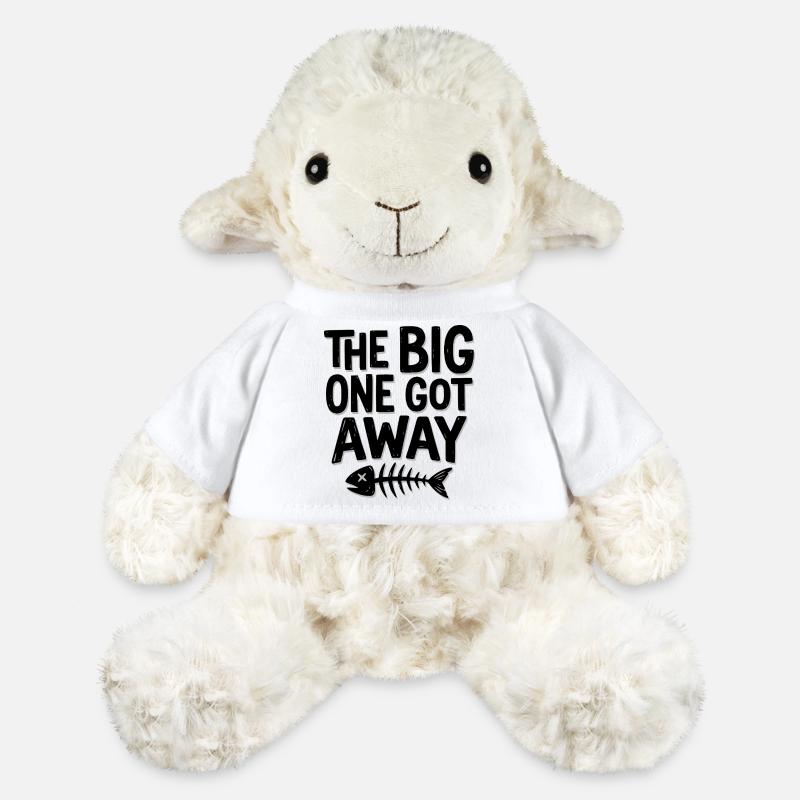 Chemise de pêcheur, le gros s’est échappé, sweat à capuche de pêcheur - Mouton en peluche Annika MiniFeet® - blanc