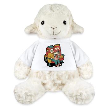 Cat Cinema Popcorn Lounge - MiniFeet® Sheep Annika - white - Front