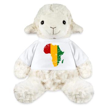 Guiena_Flagge_Afrika_used - Mouton en peluche Annika MiniFeet® - blanc - Devant