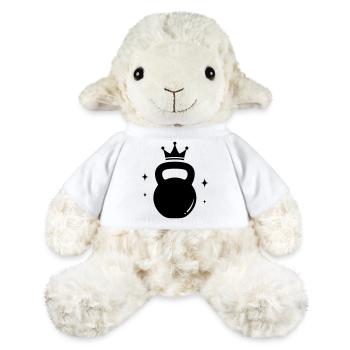 Kettlebell Queen – Fitness Krone - MiniFeet® Sheep Annika - white - Front