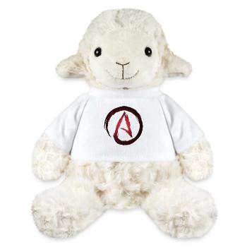 Athéisme symbole Athée - Mouton en peluche Annika MiniFeet® - blanc - Devant
