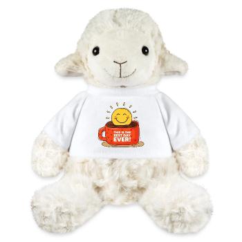 Soleil et café - Mouton en peluche Annika MiniFeet® - blanc - Devant