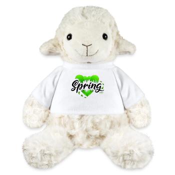 Spring Beginning of Spring Hearts - MiniFeet® Sheep Annika - white - Front