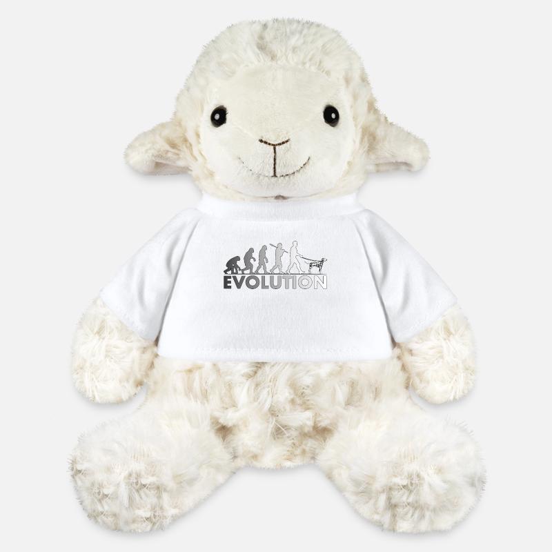 Dalmatian Evolution Black and White - MiniFeet® Sheep Annika - white