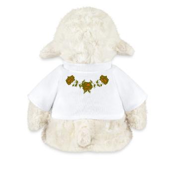 Western Rose - Rückseite vintage retro Country - MiniFeet® Schaf Annika - Weiß - Hinten