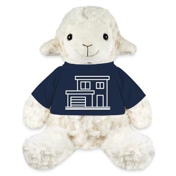 Haus Hausbau Symbol - MiniFeet® Schaf Annika - French Navy - Vorne
