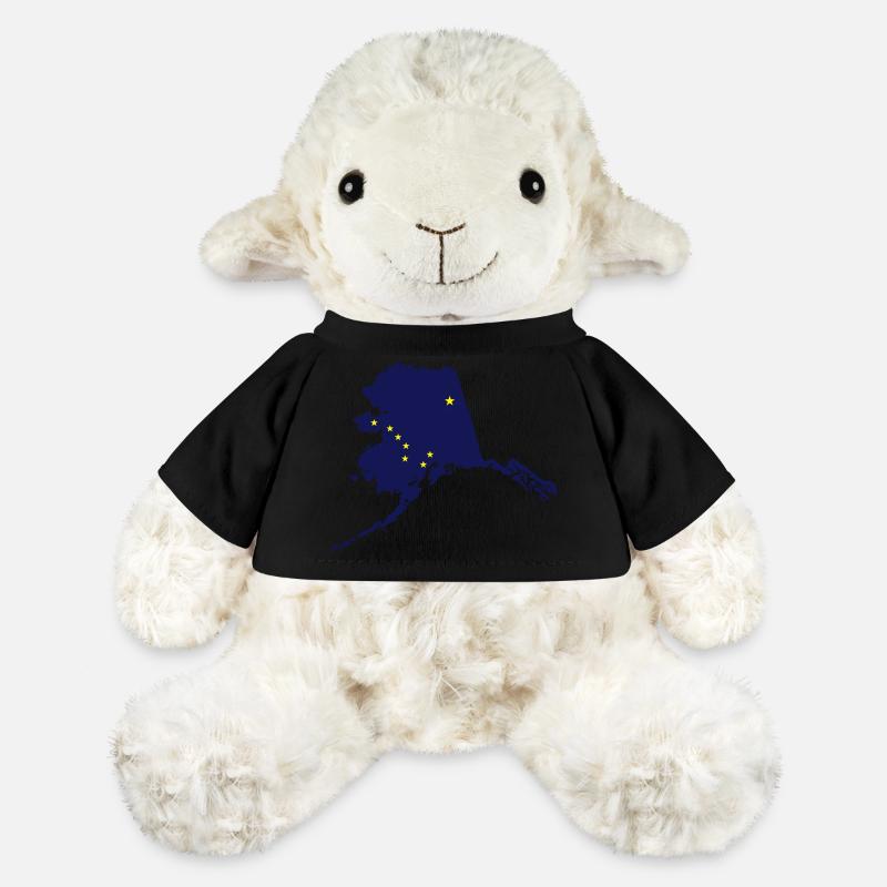 alaska - Mouton en peluche Annika MiniFeet® - noir