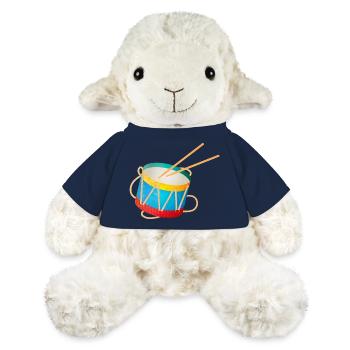 colorful drum for children with drumsticks - MiniFeet® Sheep Annika - french navy - Front