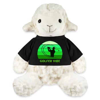 golf, golfer, golffan - MiniFeet® Schaf Annika - Schwarz - Vorne