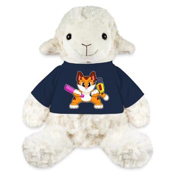 Tiger Coiffeur Peigne Sèche-cheveux - Mouton en peluche Annika MiniFeet® - bleu marine - Devant