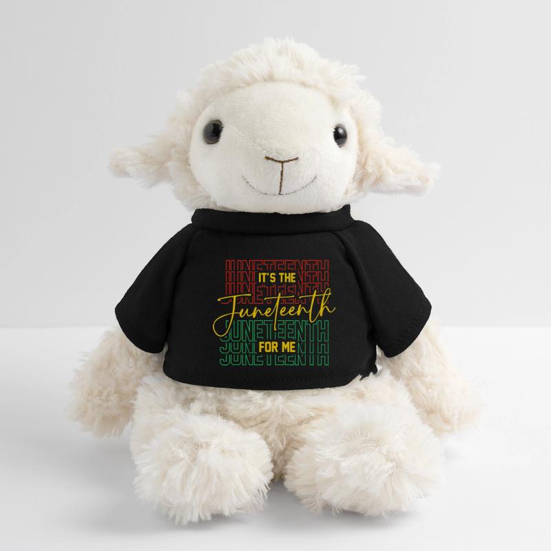 Juneteenth Pour Moi Libre Depuis 1865 Indépendance Mouton en peluche Annika MiniFeet®