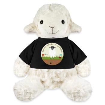 Les moutons créent de la biodiversité Les moutons de la Rhön - Mouton en peluche Annika MiniFeet® - noir - Devant