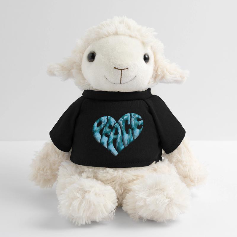 Peace Heart 3d Marbled MiniFeet® Sheep Annika