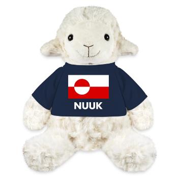 Greenland Flag - Nuuk - Grönland - Denmark Danmark - MiniFeet® Schaf Annika - French Navy - Vorne