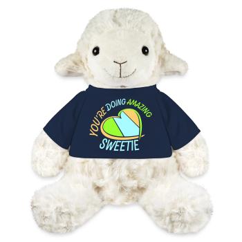 You're Doing Amazing Sweetie Lustig Ermutigend - MiniFeet® Schaf Annika - French Navy - Vorne