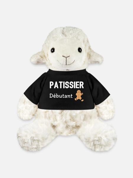 Pâtissier débutant - Mouton en peluche Annika MiniFeet® - noir