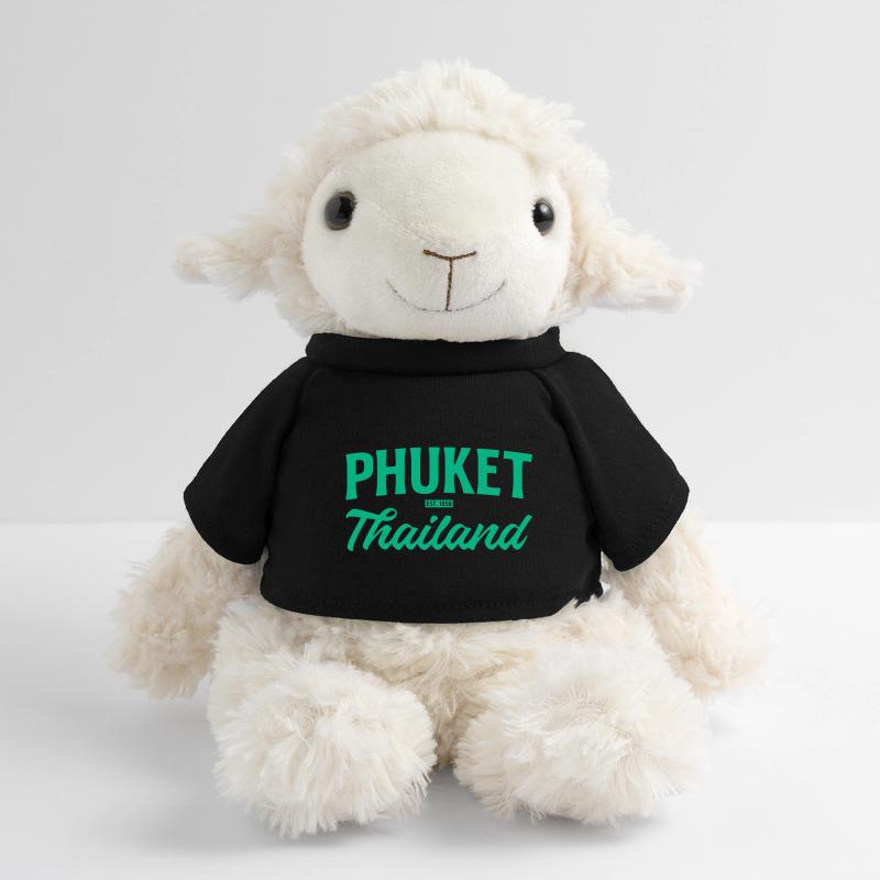Écriture sarcelle de Phuket Thaïlande Mouton en peluche Annika MiniFeet®