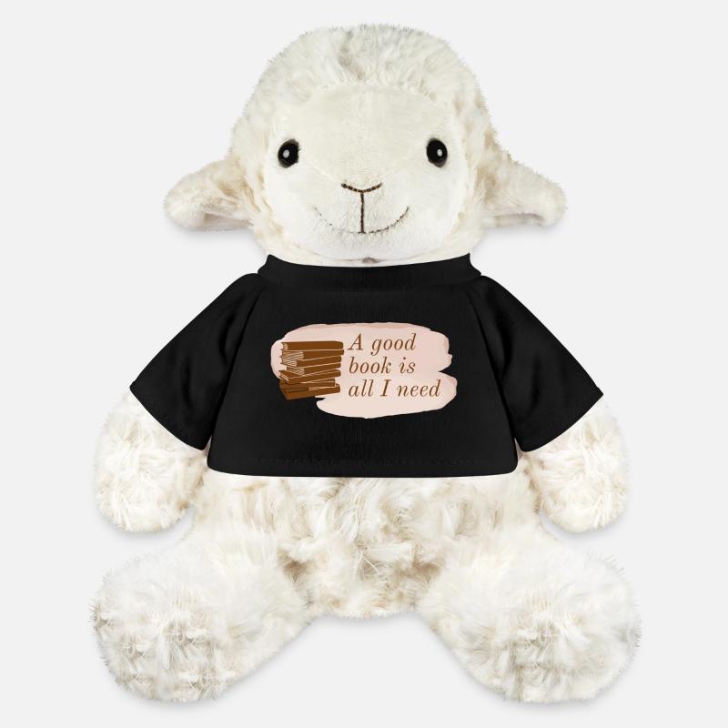 A good book is all I need - MiniFeet® Schaf Annika - Schwarz