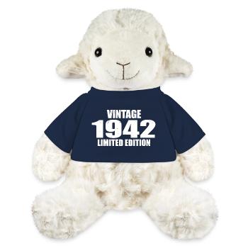Vintage 1942 Birthday 1942 Retro 1942 - MiniFeet® Sheep Annika - french navy - Front