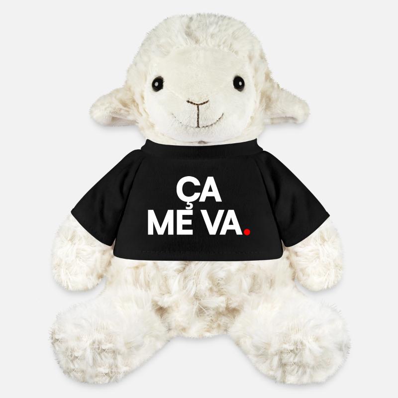 THAT'S FINE WITH ME. – Minimalist French expression - MiniFeet® Sheep Annika - black